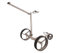 Preview: Lithium Elektro Golf Trolley Kolibri® K1, Rahmen nachpolierbar, schnell-zerlegbar/-klappbar, mit Bergabfahrbremse, Fernbedienung als Option